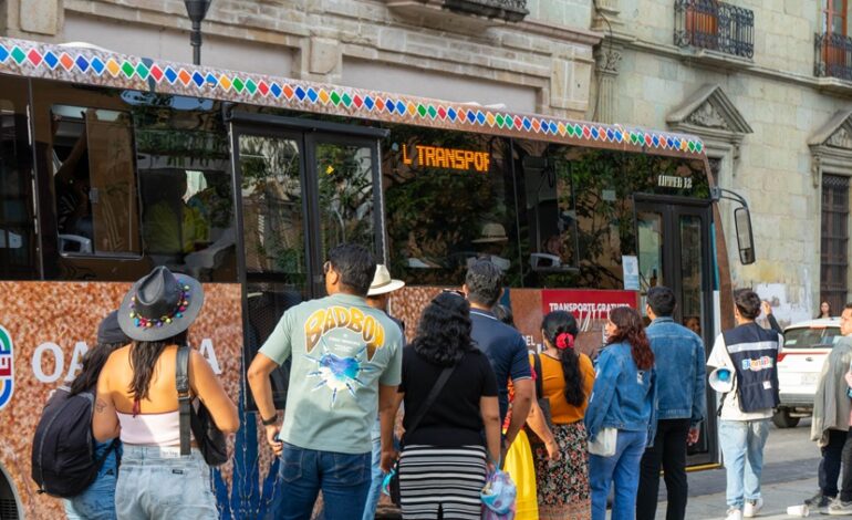  Moviliza BinniBus a más de 34 mil personas a actividades de la Guelaguetza 2025