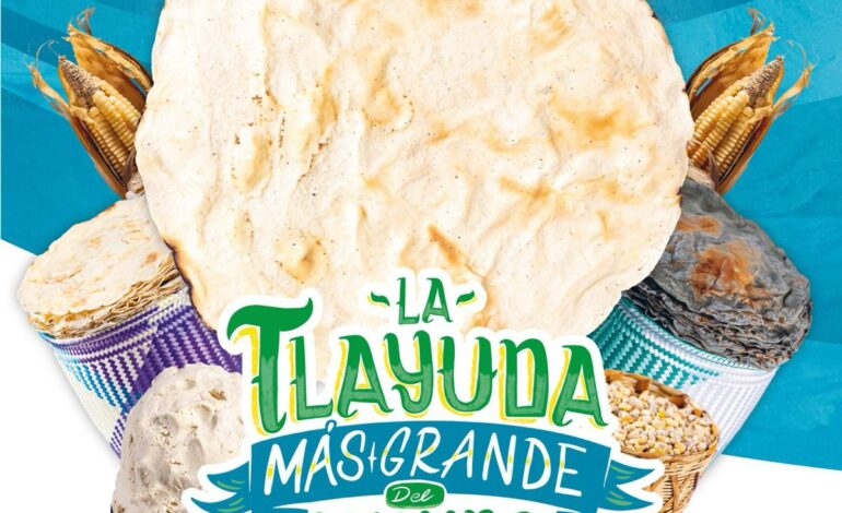  Oaxaca busca romper Récord Guinness de la tlayuda más grande del mundo