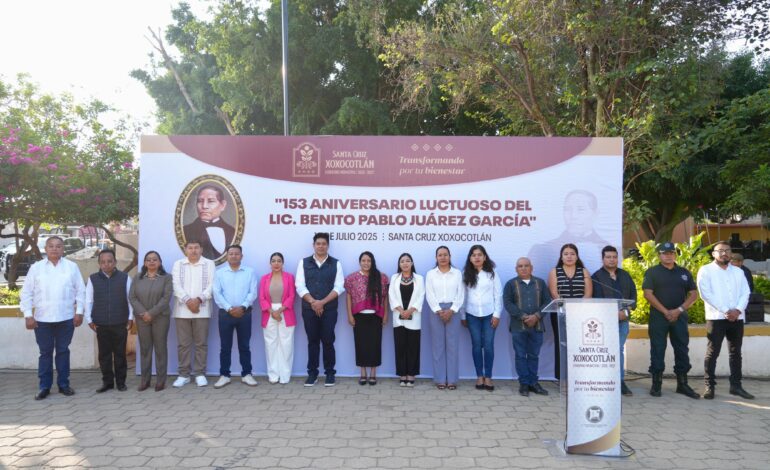  Destaca Nancy Benítez rectitud y convicción de Benito Juárez en su 153 aniversario luctuoso