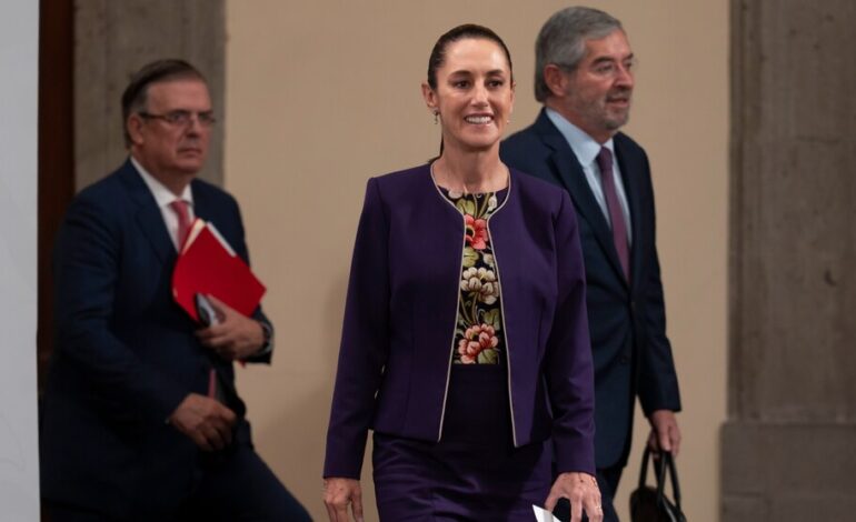  Sheinbaum buscará acuerdo a largo plazo para evitar aranceles de Trump tras prórroga de 90 días: “Funcionó tener la cabeza fría”