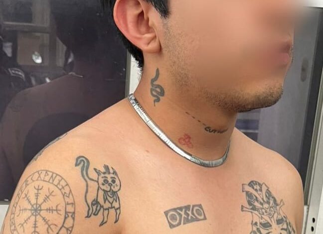  Presunto asaltante llevaba tatuado el nombre de la marca de su preferencia para delinquir en #Oaxaca