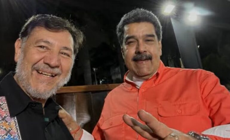  Lilly Téllez se lanzó contra Noroña por foto con Nicolás Maduro
