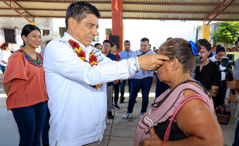  Lleva Primavera Oaxaqueña apoyos alimentarios a 490 personas de Santo Domingo Armenta y Santiago Tepextla