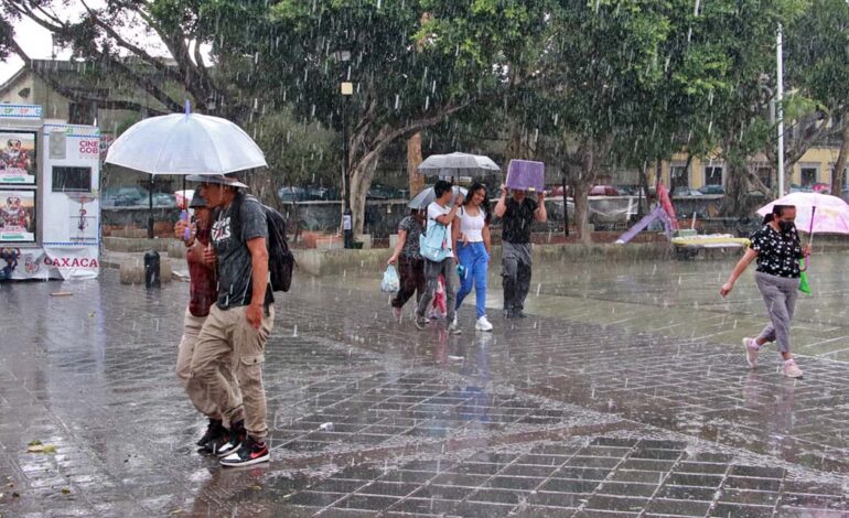  Se mantendrán lluvias sobre la mitad norte de Oaxaca