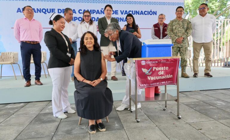  Inicia #Oaxaca campaña de vacunación para la temporada invernal 2025–2026