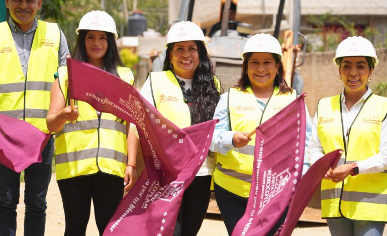  Por calles firmes y familias seguras, arranca Nancy Benítez obras en 3 colonias más