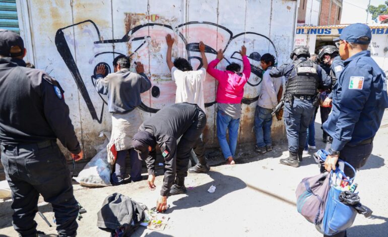  Aseguran inmuebles de puntos de venta de drogas y participan más de 850 elementos de seguridad en Operación Pescador 3.0 en la Central de Abasto: Fiscalía de Oaxaca