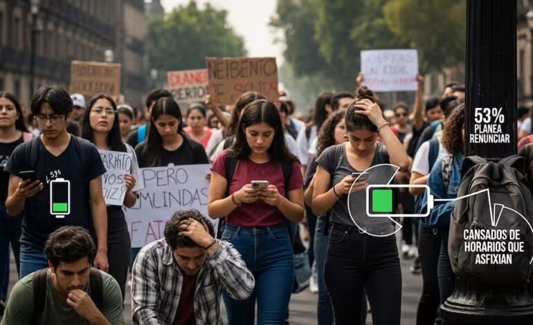  La marcha del sábado ocultó algo peor: 53% de la Gen Z ya planea renunciar