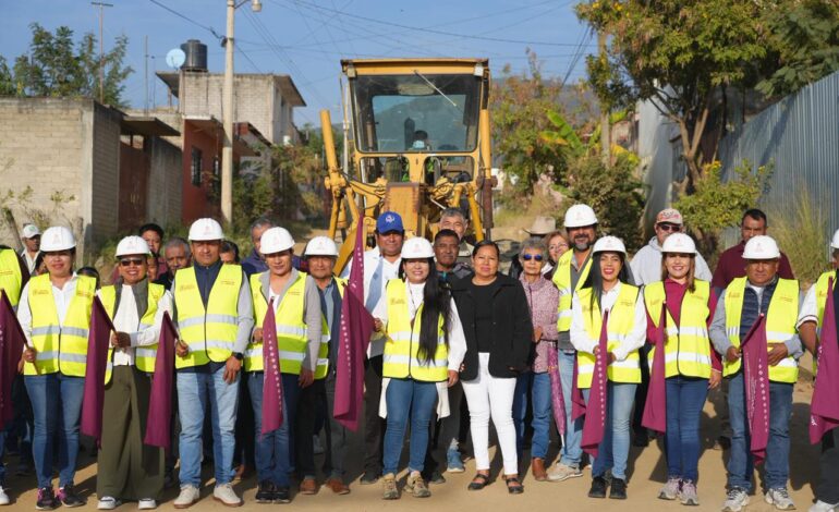 Continúa Nancy Benítez con el arranque de obras en colonias de #Xoxocotlán