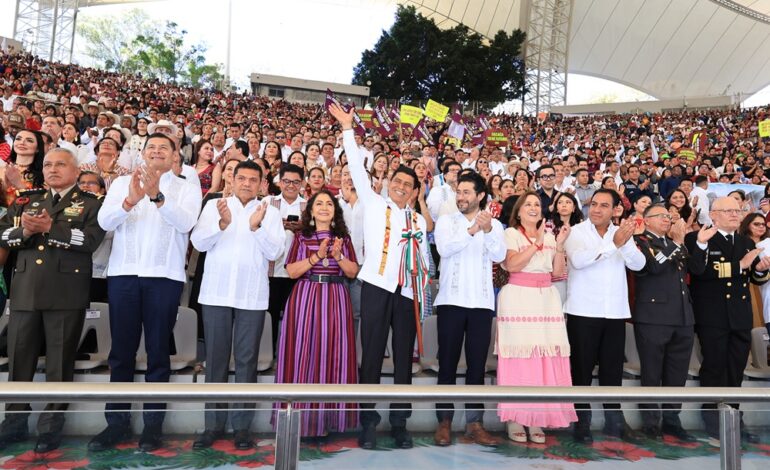  En 3 años, Salomón Jara Cruz cumple la transformación de Oaxaca con bienestar y desarrollo de los pueblos