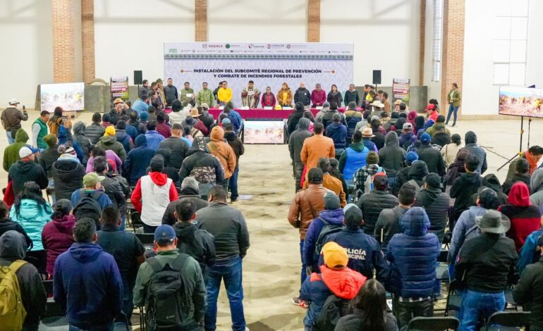  Llama Salomón Jara Cruz a fortalecer la defensa del territorio natural en la Sierra de Juárez ante incendios forestales