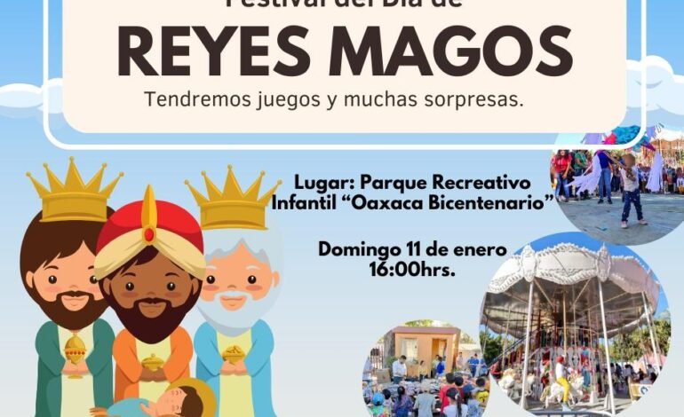  Invita Secretaría de Administración a la niñez al Festival de Reyes en el Parque Bicentenario
