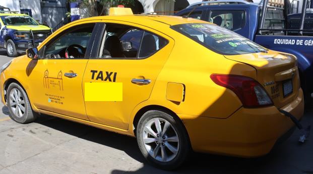  Policía Municipal recupera taxi robado horas antes