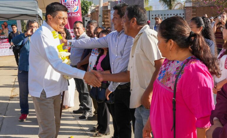 Inaugura Salomón Jara Cruz rehabilitación del sistema de drenaje sanitario en el Tule que beneficia a más de 8 mil habitantes