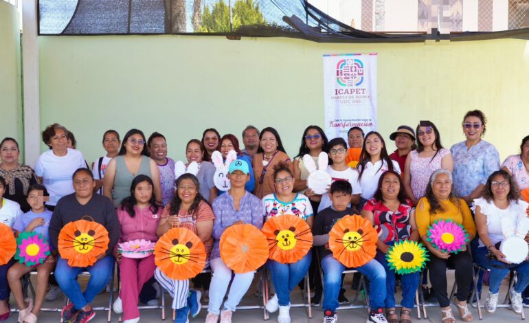 Sensibilizan sobre autoempleo en Xoxocotlán con microcapacitaciones del ICAPET