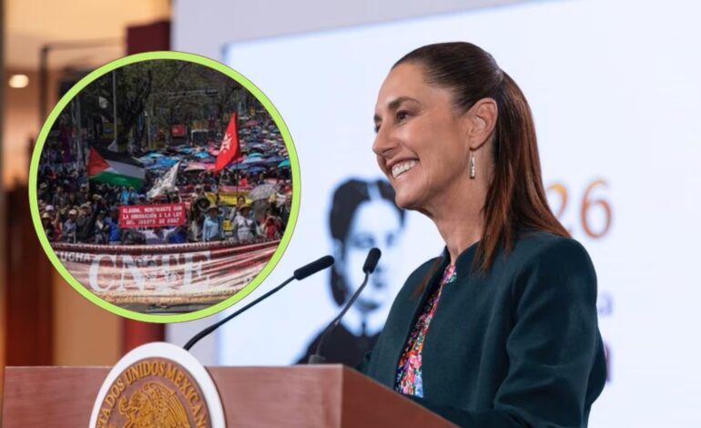 Sheinbaum a la CNTE: hay diálogo abierto, pero el “presupuesto no da” para todas sus demandas
