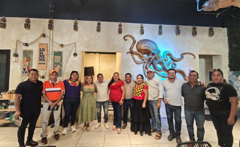  Encabeza Pedro Bladimir Vásquez encuentro en Juchitán para fortalecer el trabajo comunitario