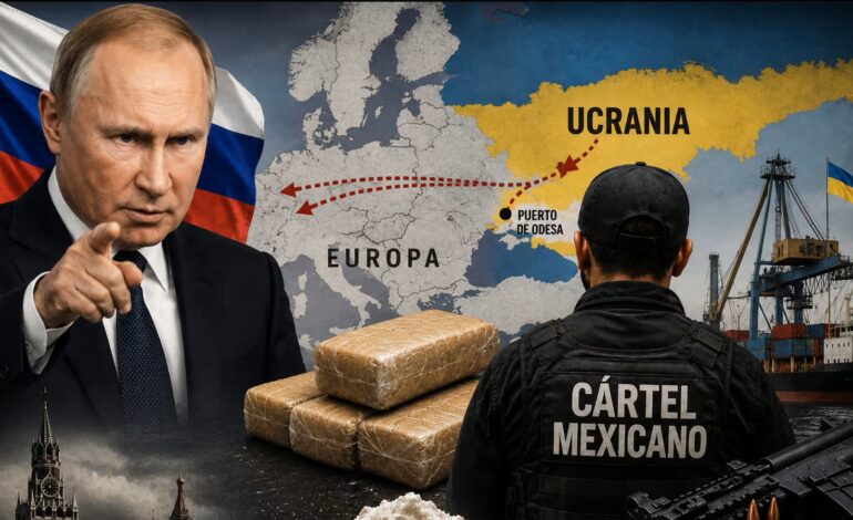 Rusia afirma que Ucrania colabora con cárteles mexicanos en el narcotráfico